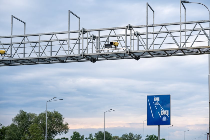 Aleja Sobieskiego i urządzenia odcinkowego pomiaru prędkości, czerwiec 2024